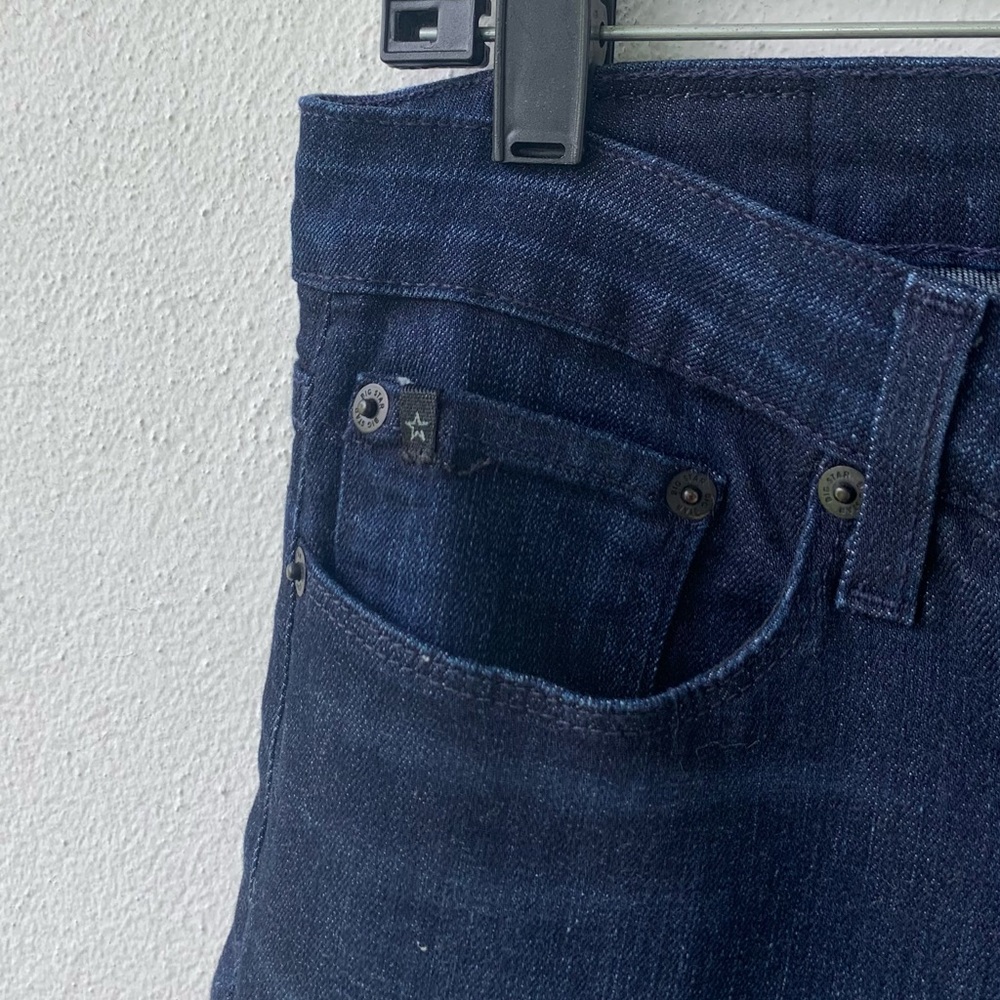 Big Star Jeans Mid Dark Wash Sarah Slim Bootcut Blue 29 P - Picture 4 of 7